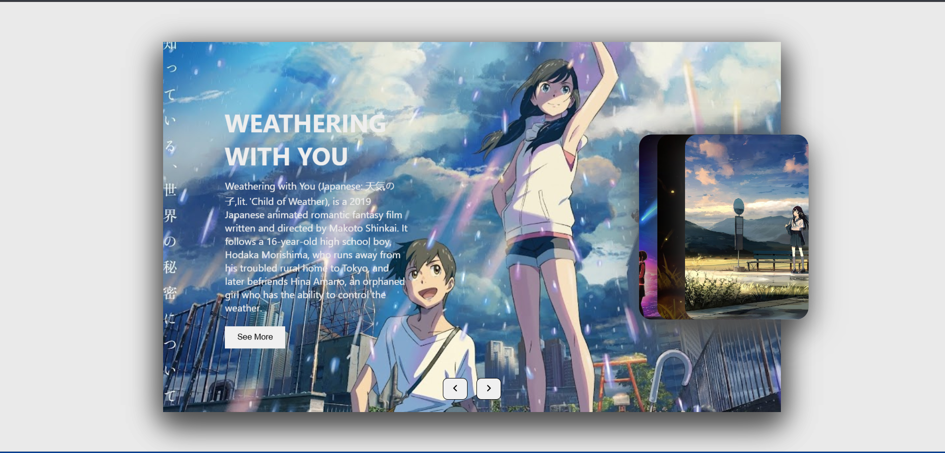 Image Slider Project
